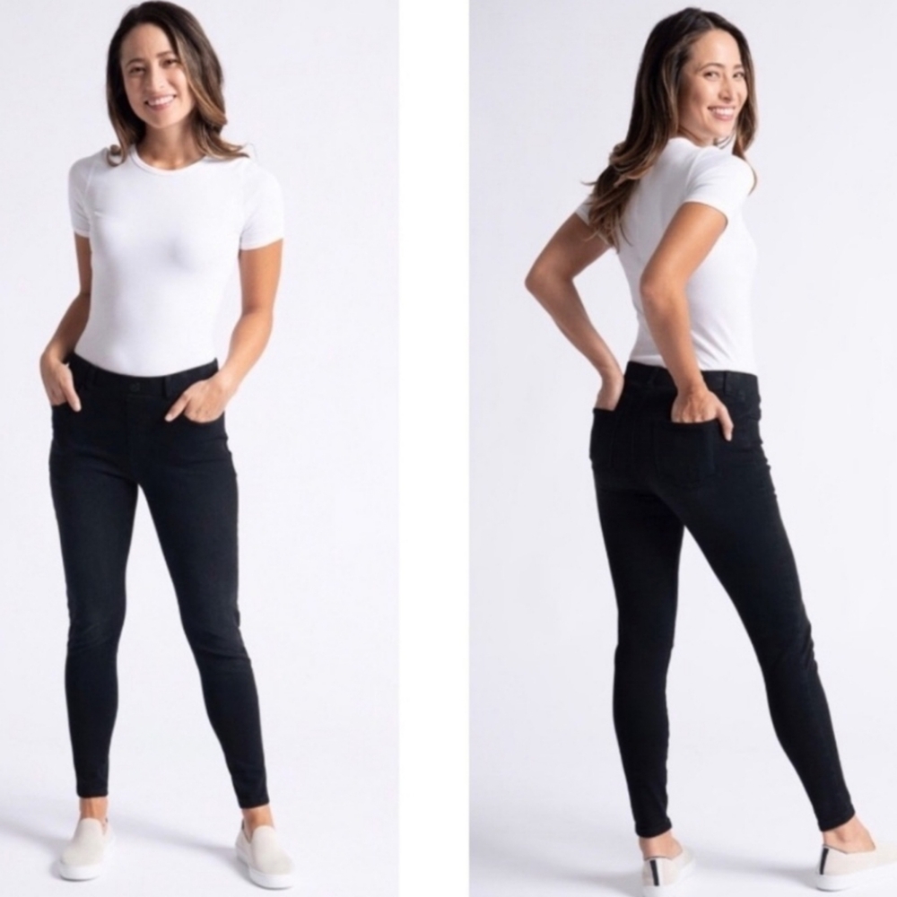 Betabrand Black Skinny Pants
